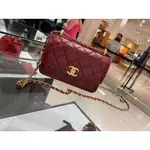 HERMèS 愛馬仕CHANEL  酒紅色金球FLAP BAG拼手速！