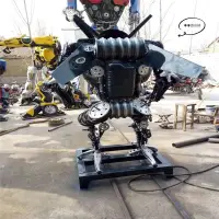 在飛比找露天拍賣優惠-大型機器人模型 展覽機器人模型擺件 變形金剛機器人模型