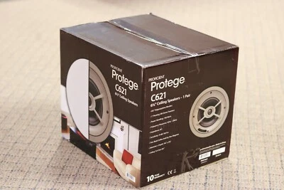 Proficient Protege 6.5 Inch Ceiling Speakers, 1 Pair, 100 Watt, 8 ohm