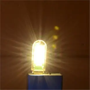 LED小夜燈 U盤式USB電腦鍵盤臺燈充電寶移動電源野營高亮便攜白暖