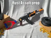Rust Assault Rifle Prop 3D-Printed – Cosplay & Display Toy Gun Prop Non-Firing