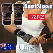Copper Compression Arthritis Gloves Wrist Hand Support Brace for Pain Relief