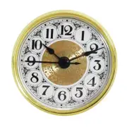Replacement Parts for Clocks DIY Gold Trim Clock Insert Arabic Numerals