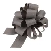 5pcs 6 Inch Large Pull Bow Gift Wrapping Big Pull Bows Ribbon Brown