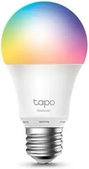 TP-Link Tapo Smart Wi-Fi Light Bulb, Multicolour, E27, 60W Voice/Remote Control