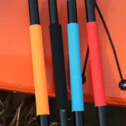 ⭐2Pcs Kayak Canoe Paddle Grips Cover Propeller Rod Sleeve-Soft Anti-Skid 28.6g##