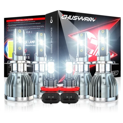 For 2014 2015 KIA OPTIMA-6x 6000K LED Headlight Hi/Low+Fog Light Bulbs Kit (for: Subaru)