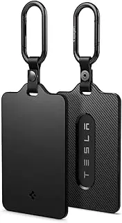 SPIGEN Tesla Key Card Air Fit Case TO243 for Tesla Model Model 3 / Y/X/S Accessories [2-Pack] - Black