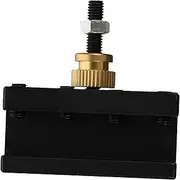 NUOBESTY Mini Lathe Tool Holder Aluminum Alloy Turning Tool Post Height for Easy Operation Suitable for Lathe Work