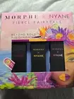 Morphe x Nyane fierce fairytale nearly nude lipstick trio makeup set casual NEW