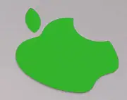 Green Color Changer Logo Overlay for the new Apple Retina 12" Macbook