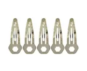 Multi Tool Tactical Hair Clips - Multi-Functional EDC Survival Kit For Women (5 Pack),silver