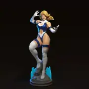 Sue Storm Statue 3D Print Unpainted/Unassembled