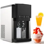 YOPOWER 2.2L Ice Makers Countertop, 9 Cubes Ready in 6 Mins, 12KG in 24Hrs, Self-Cleaning Ice Machine for Home Kitchen Office Bar Party