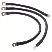Battery Cable Kit Black For Harley FXD Super Glide 2007-2009