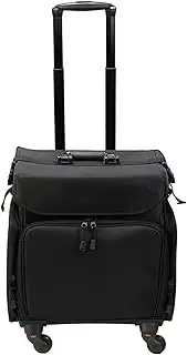 [PUGEE] Lightweight Carry on Suitcase New large capacity Trolley Cosmetic case,Nails Makeup Toolbox Trolley Suitcase,Women Beauty Tattoo Box Rolling Luggage on wheels Hard Shell Suitcase,Hard Case for Travel