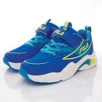 在飛比找Yahoo奇摩購物中心優惠-FILA頂級運動鞋-慢跑運動鞋809W藍(19-23cm中小