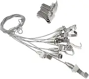 AKOOSY 10Pcs Adjustable Picture Hanging Wire Kit with Hooks for Mirror Framing Art Displays and Photography Wire for Heavy Duty Use Capacity Easy to Install