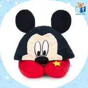 12" 1 DISNEY MICKEY MOUSE Travel Neck Rest Pillow Cushion Doll Toy 1 piece.