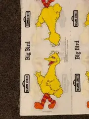 Vintage "BIG BIRD" Cut-out ~20"x10"~Children's Television Network 1983 #12142