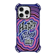 iPhone 16 Pro Bounce Case MagSafe Compatible Happy Vibes Only