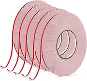 Double Sided Adhesive Foam Roll for Card Making,5 Rolls Craft Foam Tape for adding slightest amount of pop for all of your paper crafting projects.shaker card 0.19inch x 32 Feet,2mm Thickness