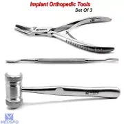 Orthopedic Hammer Dental Bone Mallet Surgical Bone Rongeur Plier Bone File Tools
