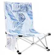 Porta Oceana Coastal Palm Beach 76cm Chair Portable/Folding Seat Outdoor Stool