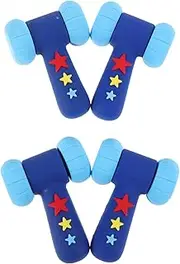 LOPUNER 4Pcs Gavel Model Unique Cartoon Hand Eye Coordination Training Accessories for Early Education Soft and Safe Preschool Learning