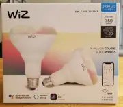 Wiz Smart Lights, 2-pack, Wifi and voice control with Siri, Google, Alexa, etc.