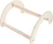HYTROVE Chick Perch Stand for Birds Durable Chicken Perch Rack with Built Mirror for Parrots and Hens Easy to Install Promotes Fun and Exercise