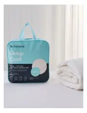 [MiniJumbuk] Sleep Cool Wool/Cotton Mattress Protector in White