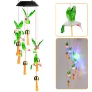 Hummingbird Gifts for Women Mom Grandma,Hanging Solar Wind Chimes for Outside...
