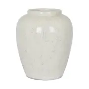 Belle Astra Terracotta Urn Tall Home Indoor Decorative Vase 33x40cm White