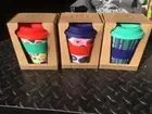 Reusable Bamboo Fiber Travel Mug BPA Free Coffee Cup 350mls