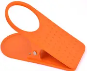 4 Pack Colored Drinking Cup Holder Clips Clamp for Home Office Desk Table Cup Rack, Cup Holder Hole Diameter 63mm
