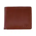 New Buxton Men's RFID Distressed Vegan Leather Bifold Wallet