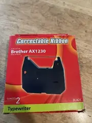 Brother Typewriter Correctable Ribbon 2ct AX1230