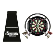 Target Darts OMNI, TOR Dart Board, Black Surround, Dart Mat + Darts