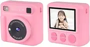 Snblzhef Instant Print Camera 1080P HD Digital Video Cameras with 3Print Paper Portable Travel Toy Camera for Kids BirthdayGift,B
