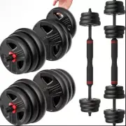 adjustable dumbbell set 20 Llbs Pounds Pair Free Weights Set