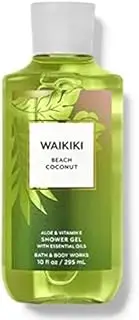 [Bath & Body Works] 2 Pack Waikiki Beach Coconut Shower Gel 10 Oz.