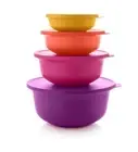 Tupperware Aloha Bowl Set Of 4 NEW
