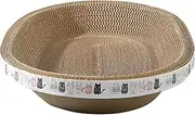Cat Scratching Post | Oval High Density Cardboard Scratching Post | Durable Cat Scratching Post and Lounger for Indoor Cats for Sleeping, Resting and Healing Their Claws