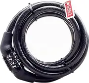 High Security Bike Lock Cable Heavy Duty Combination Coiling Bike Lock for Mountain Bike