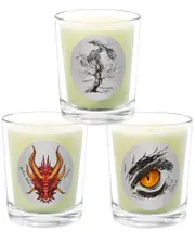 Qualitas Candles 3pc Candle Set - Rufus Draco, Oculi Draco, & Dragon Tree