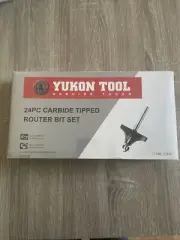 Yukon Tool Genuine Tough- Carbide Tipped Router Bit Set (24 PCS) Item# 56449
