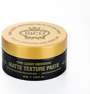 RICH Hair Care Pure Luxury Energising Matte Texture Paste, 2.70 oz.
