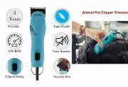 New Wahl KM10 Professional Corded Animal Dog Cat Horse Pet Fur Clipper, Blue