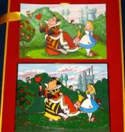 Alice Wonderland Queen Hearts JUMBO LE 100 Disney Pin ✿ Painting Roses Red Acme